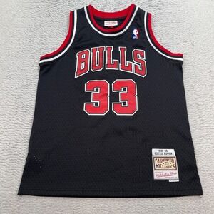 Mitchell Ness Hardwood Classics Chicago Bulls #33 Pippen Jersey Boys Large 14/16
